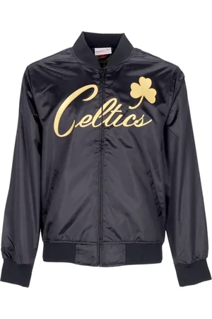 Mitchell & Ness Heren, Jassen, Zwart, Maat: XL Satijn