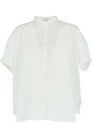 Aspesi Dames, Blouses & Shirts, Wit, Maat: 2XS Katoen