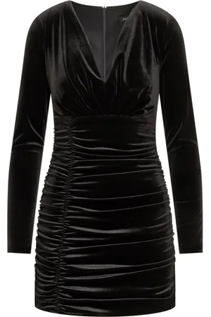 ACTUALEE Dames, Jurken, Zwart, Maat: L