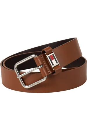 Tommy Hilfiger Heren, Accessoires, Bruin, Maat: 85 CM Leer