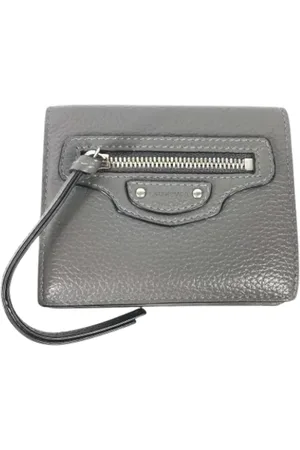 Balenciaga Dames, Pre-owned, Grijs, Maat: ONE Size Leer