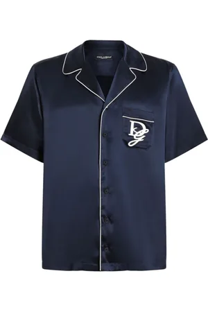 Dolce & Gabbana Heren, Overhemden, Blauw, Maat: XL