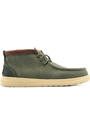 Hey dude Heren, Schoenen, Groen, Maat: 41 EU Leer