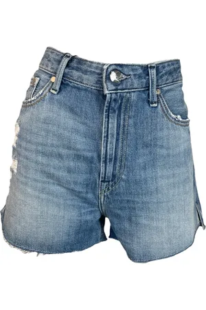 Denham Dames, Korte broeken, Blauw, Maat: W29 Katoen