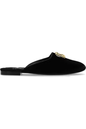 Dolce & Gabbana Dames, Schoenen, Zwart, Maat: 40 EU Velours
