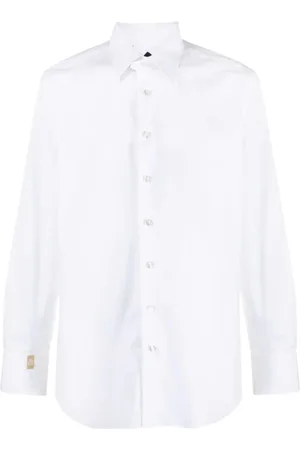 BILLIONAIRE Heren, Overhemden, Wit, Maat: 3XL Katoen