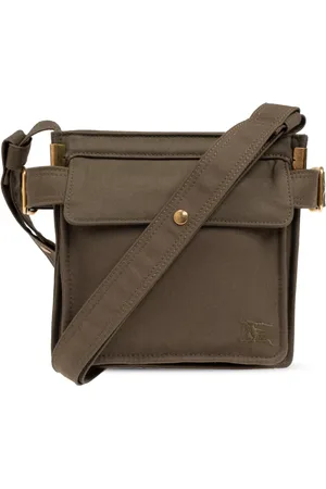 Burberry Heren, Tassen, Groen, Maat: ONE Size Katoen