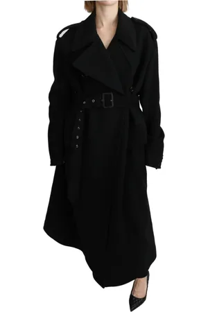 Dolce & Gabbana Dames, Mantels, Zwart, Maat: XS Wol