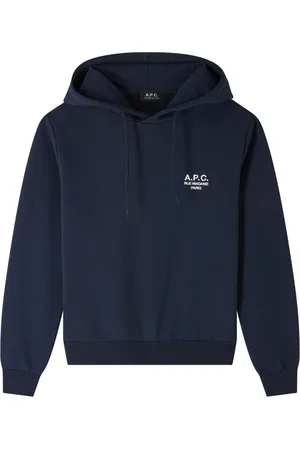 A.P.C. Heren, Sweatshirts & Hoodies, Blauw, Maat: M
