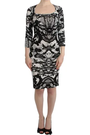 Roberto Cavalli Dames, Jurken, Zwart, Maat: M Jersey