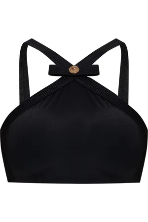 VERSACE Dames, Tops, Zwart, Maat: S Nylon