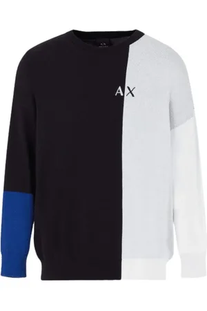 Armani Exchange Heren, Truien, Zwart, Maat: L Katoen