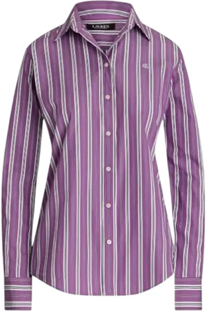 Ralph Lauren Dames, Blouses & Shirts, Paars, Maat: XS
