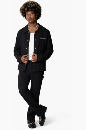 Quotrell Heren, Jassen, Zwart, Maat: XL Katoen