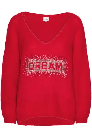 American Dreams Dames, Truien, Rood, Maat: M Wol