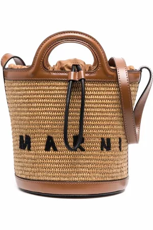 Marni Dames, Tassen, Bruin, Maat: ONE Size Katoen