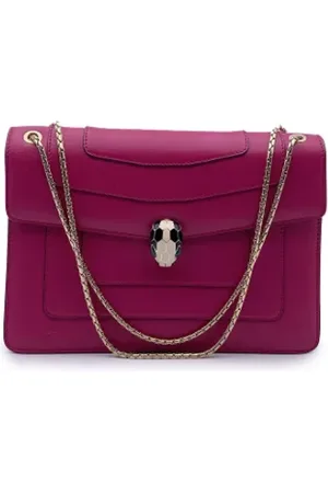 Bvlgari Dames, Pre-owned, Roze, Maat: ONE Size Leer