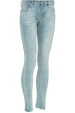 Adriano Goldschmied Dames, Jeans, Blauw, Maat: W30 Zijde