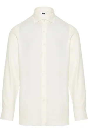 Finamore Heren, Overhemden, Wit, Maat: 3XL Katoen