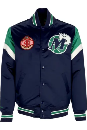 Mitchell & Ness Heren, Jassen, Blauw, Maat: L Poliester