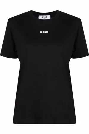 Msgm Dames, Tops, Zwart, Maat: XS Katoen