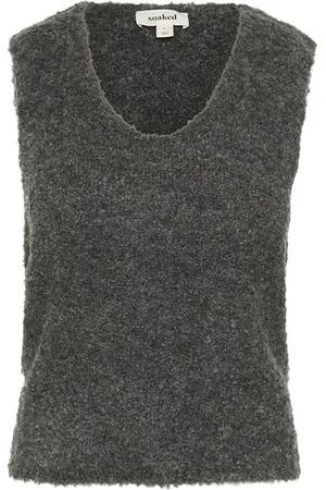 Soaked in Luxury Dames, Truien, Grijs, Maat: XS