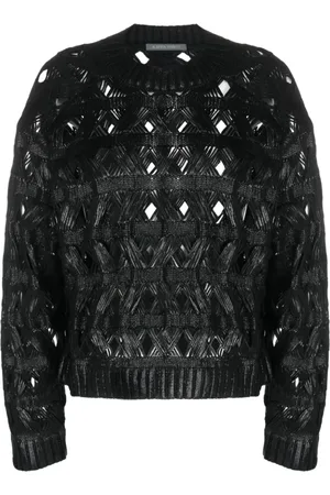 Alberta Ferretti Dames, Truien, Zwart, Maat: 2XS