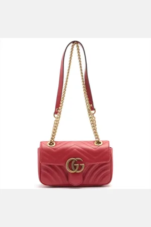 Gucci Dames, Pre-owned, Rood, Maat: ONE Size Leer