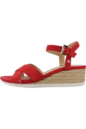 Geox Dames, Schoenen, Rood, Maat: 37 EU