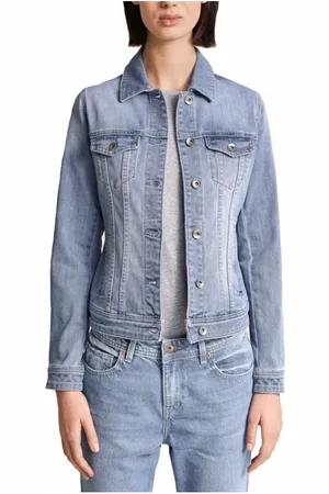 Salsa Dames, Jassen, Blauw, Maat: S Denim