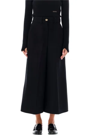 Patou Dames, Broeken, Zwart, Maat: S Denim