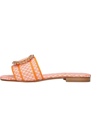 Emanuela caruso Dames, Schoenen, Oranje, Maat: 36 EU