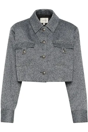 Gestuz Dames, Jassen, Blauw, Maat: S Wol