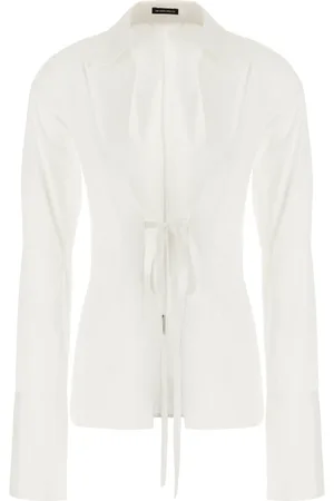 ANN DEMEULEMEESTER Dames, Blouses & Shirts, Wit, Maat: S