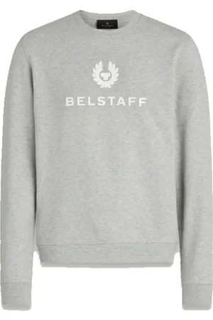 Belstaff Heren, Sweatshirts & Hoodies, Grijs, Maat: XL Katoen