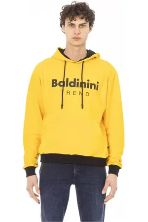 BALDININI Heren, Sweatshirts & Hoodies, Geel, Maat: XL Katoen