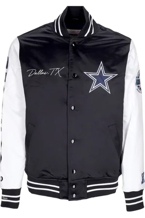 Mitchell & Ness Heren, Jassen, Zwart, Maat: XL Poliester