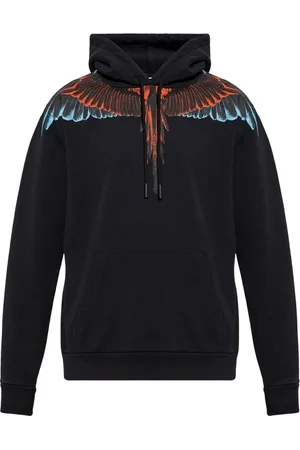 MARCELO BURLON Heren, Sweatshirts & Hoodies, Zwart, Maat: XL Katoen