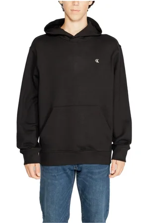 Calvin Klein Heren, Sweatshirts & Hoodies, Zwart, Maat: L Katoen