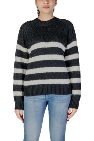 ONLY Dames, Truien, Zwart, Maat: M Poliester