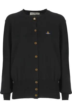 Vivienne Westwood Dames, Truien, Zwart, Maat: M Katoen