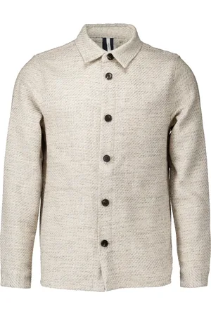 Profuomo Heren, Overhemden, Grijs, Maat: XL