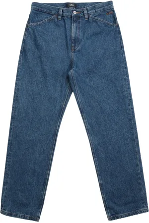 A.P.C. Heren, Jeans, Blauw, Maat: W35 Katoen