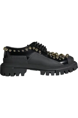 Dolce & Gabbana Dames, Schoenen, Zwart, Maat: 35 1/2 EU Leer