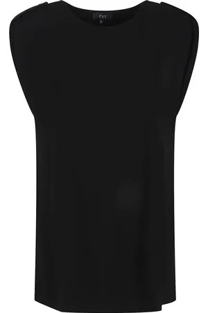 FAY Dames, Blouses & Shirts, Zwart, Maat: S