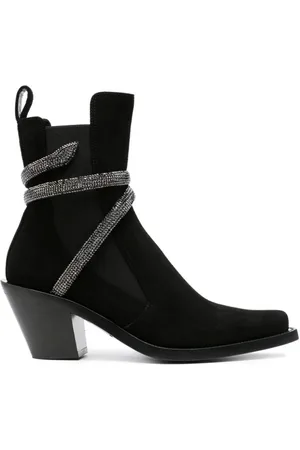 RENE CAOVILLA Dames, Schoenen, Zwart, Maat: 39 1/2 EU