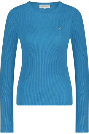 Fabienne Chapot Dames, Truien, Blauw, Maat: XS