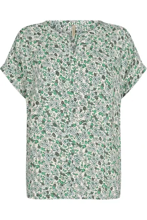 soyaconcept Dames, Blouses & Shirts, Groen, Maat: M Viscose