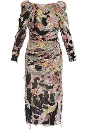 Diesel Dames, Jurken, Veelkleurig, Maat: XS Leer