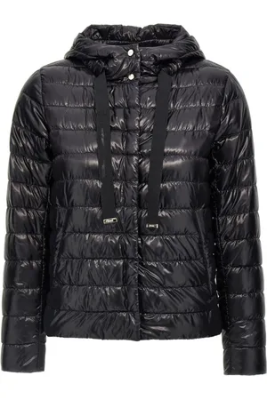 HERNO Dames, Jassen, Zwart, Maat: S Nylon